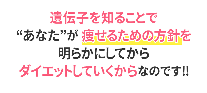 痩せるための方針